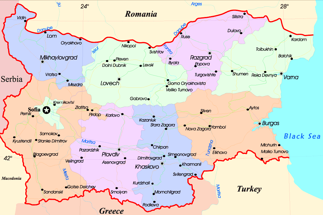 bulgaristan_siyasi_harita