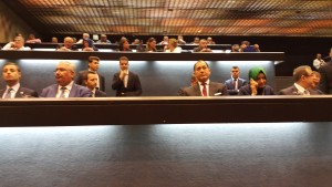 Toplantıya Türkiye'nin Sofya Büyükelçisi Süleyman Gökçe, Ak Parti, MHP ve CHP temsilcileri de katıldılar 