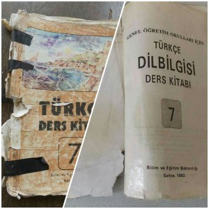 Bulgaristan'da 1993 basımlı Türkçe ders kitaplarından kalan bir iki örnek