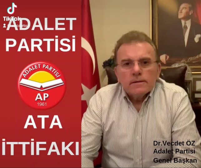 Adalet Partisi Başkanı Vecdet Öz'ün AKP yazısı...